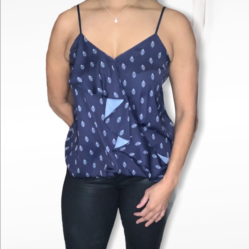 💙Ava & Aiden💙 asymmetrical ruffle camisole